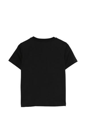 black cotton t-shirt BALMAIN PARIS KIDS | BY8Q21Z3672930BC
